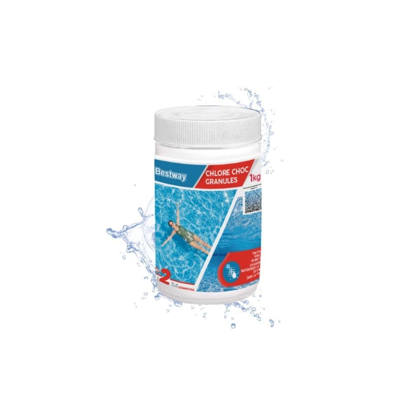 Chlore Choc Pot de 1kg - vue 1