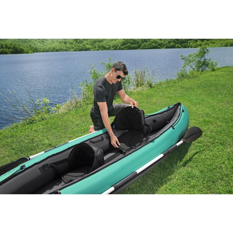 Matelas gonflable 2 personnes TriTech avec pompe intégrée - miniature 3