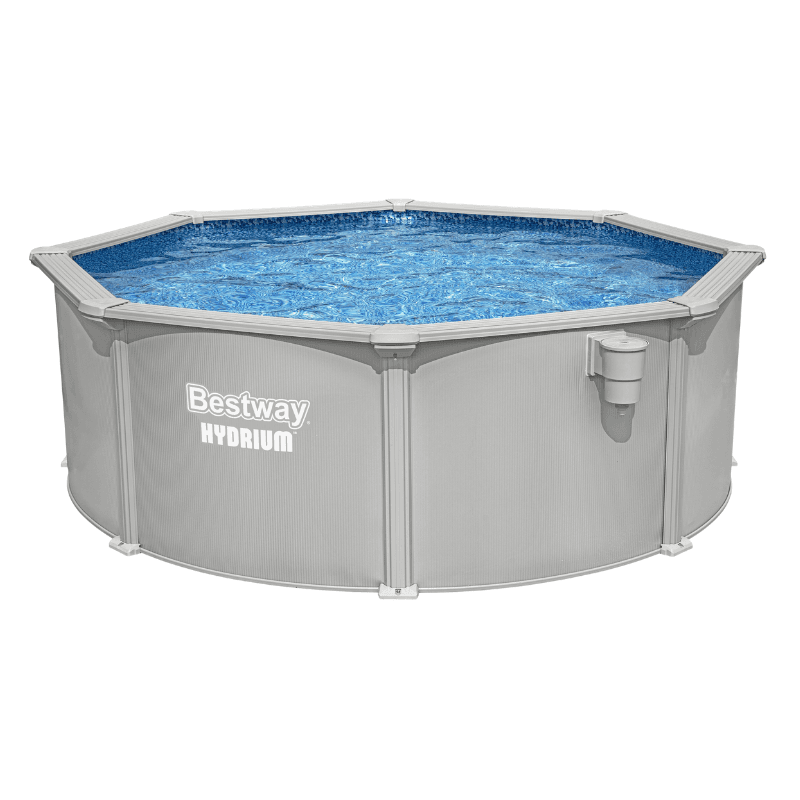 Piscine acier ronde Bestway Hydrium 366 x 122 cm gris clair