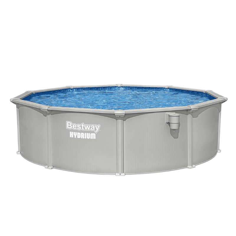 Piscine acier ronde Bestway Hydrium 457 x 122 cm gris clair