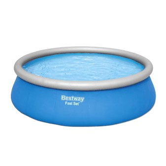 Piscine gonflable ronde Bestway Fast Set 457x84 décor tropical