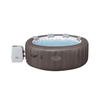 Spa gonflable rond lay z spa Dominica smart hydrojet 4 6 personnes wifi