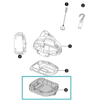 Coque inferieure pour robot aquatronix g150 58880 - miniature 2