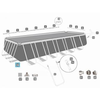 Bâche 4 saisons rectangle pour piscine 956 cm × 488 cm × 132 cm - miniature 2