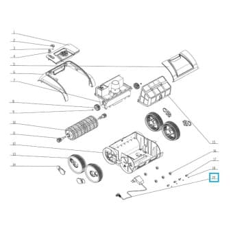 Chargeur pour robot de piscine thetys 58519 ruby 16908 diamond 16953