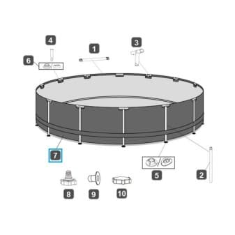 Liner pour piscine Steel Pro MAX 549 m × 122 m