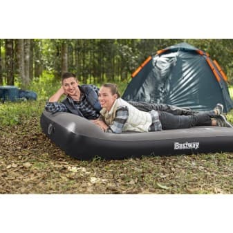 Matelas gonflable 2 personnes a pompe électrique usb intégrée tritech