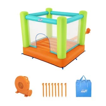 Trampoline a air constant jump and soar 194 × 175 × 170 cm 113 kg MAX parois en maille souffleur - vue 1