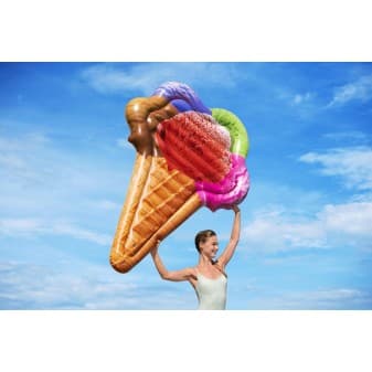 Bouee matelas gonflable ice cream - vue 1