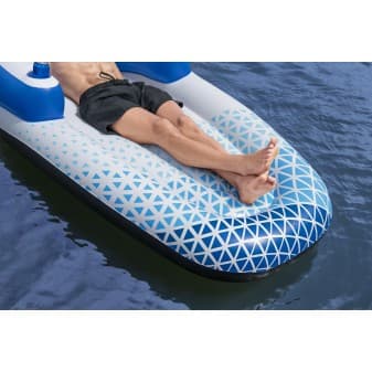 Matelas indigo wave 191 × 107 cm 1 place 90 kg MAX 1 porte gobelet accoudoirs et appui tete