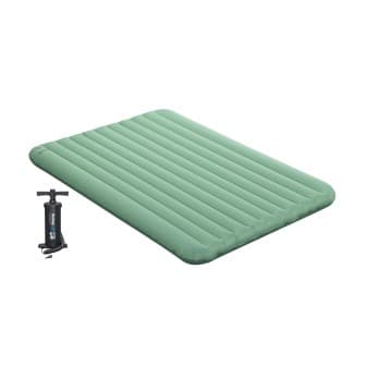 Matelas gonflable de trekking adventurest 2 places 203 × 142 × 15 cm avec isolation thermique et gonfleur - vue 1
